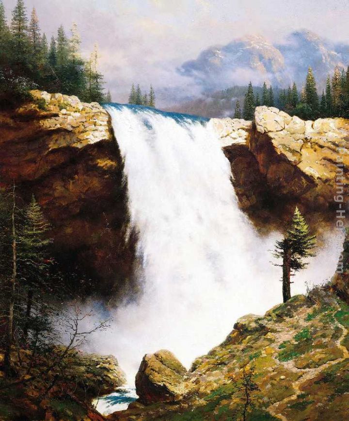 The Power And The Majesty painting - Thomas Kinkade The Power And The Majesty art painting